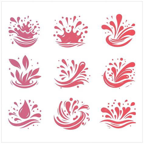 Splash collection logo | Premium AI-generated vector