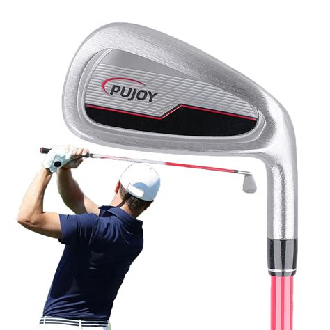Buy Pujoy Golf Swing Trainer Aid Club 7 Iron, Super Flexible Shaft to ...