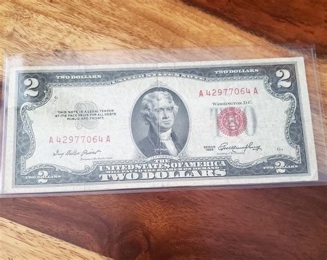 1953 $2 Bill Red Seal | Property Room