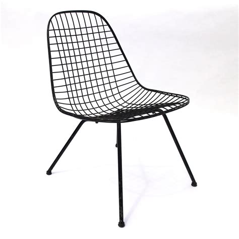 1st Generation Eames LKX Lounge Wire Mesh Side Chair 1951 For Sale at ...