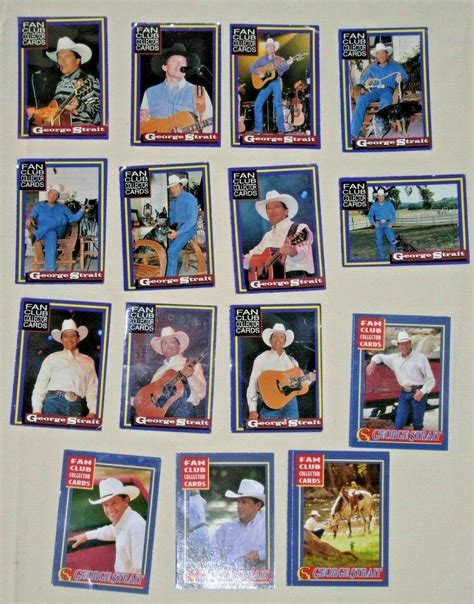 George Strait Fan club collector Cards (44 cards total) | #3778733632