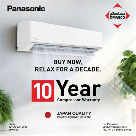 Panasonic Split Air Conditioner, 25000 BTU, 2 Ton, CS/CU-FS24AKF Online ...