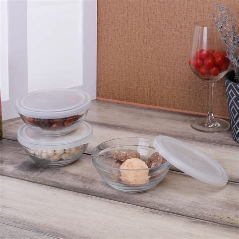 Buy Duralex Freshbox Round with Frosted Lid 970 ml Pack of 3 Online at ...