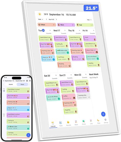 Canupdog Digital Calendar, 21.5 Inch Electronic India | Ubuy