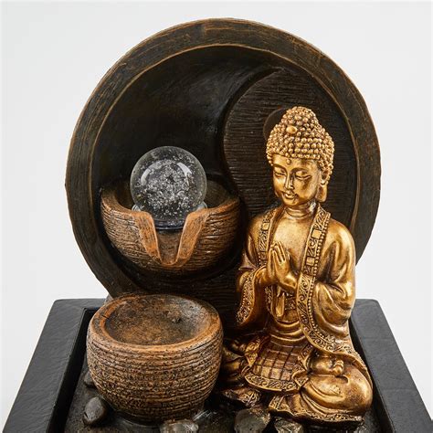 Buy Corsica Alpine Polyresin Buddha Fountain - 20x17.5x26cm from ...