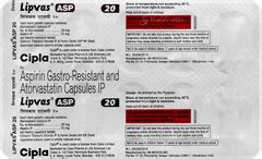 Lipvas Asp 2075 Mg Capsule 10 - Uses, Side Effects, Dosage, Price ...
