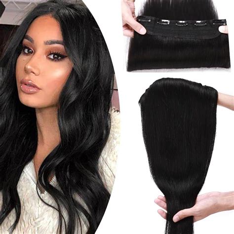 Test des extensions à clips SEGO - volume épais noir de jais 55 cm