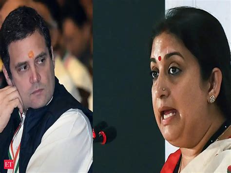 Smriti Irani mocks Rahul Gandhi on Twitter after he takes jibe at Modi ...