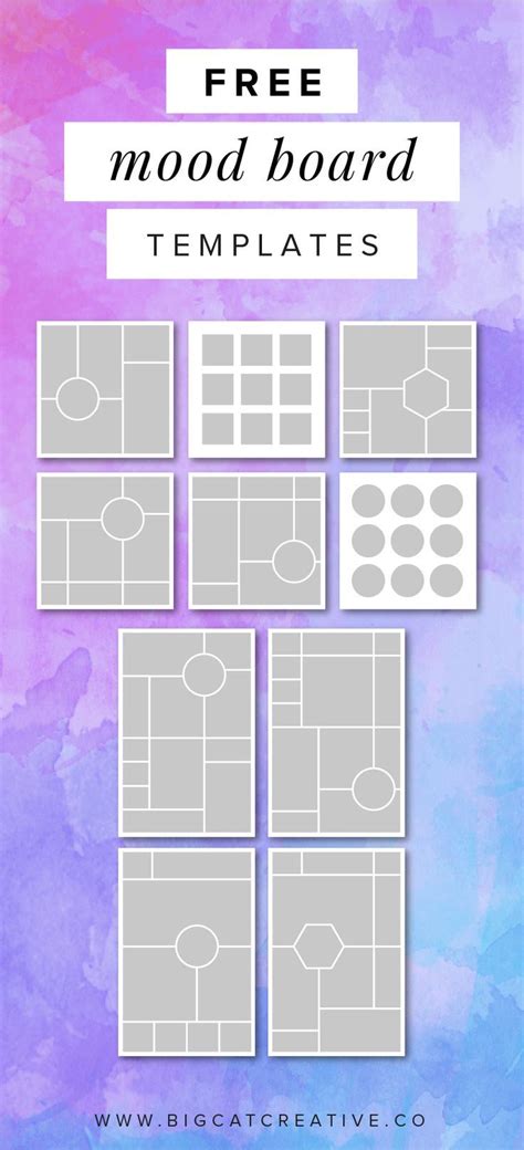 moodboard template illustrator