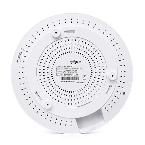Syrotech SY‑AP‑3000‑AX WiFi 6 Dual‑Band PoE Access Point - tpstech.in