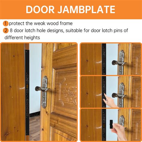 Snapklik.com : 5-Piece Door Reinforcement Set For Jamb,Frame & Hinges ...