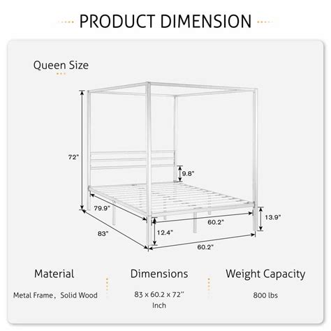 Poster Bed: Metal Platform Bed – Studio GKW