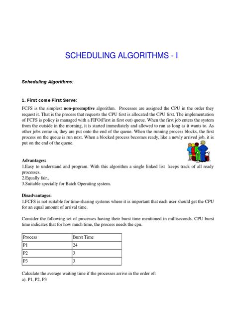 scheduling algorithm tutorial 的图像结果