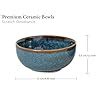 Bodhi House Handcrafted Stoneware Reactive Glaze Ceramic Dinner Set, 6 ...