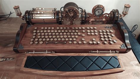 Image result for Steampunk-Themed Computer Keyboard