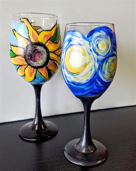 How To Paint On Wine Glass at Luis Silva blog