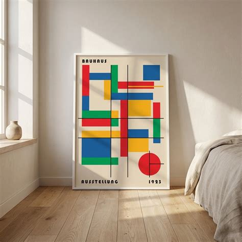 Bauhaus Grid 1923 | Style My Wall | Abstract Wall Art