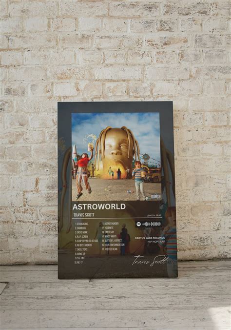 Travis Scott - "astroworld" - Album Cover Poster - Etsy