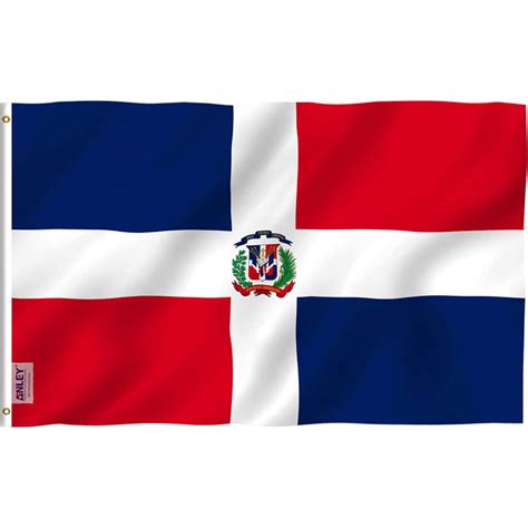 Fly Breeze 3x5 Foot Dominican Republic Flag - Anley Flags