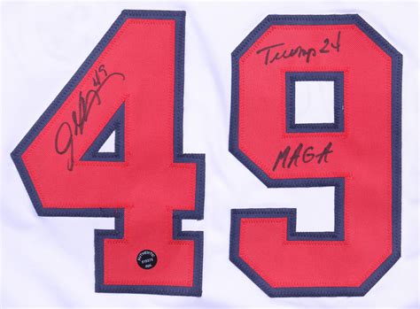 John Rocker Signed Jersey Inscribed "Trump 2024" & "MAGA" (Authentic ...