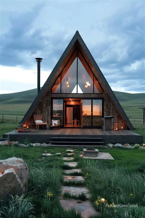 39 Small TRIANGULAR Houses That Just Works (Pictures) | Small house design architecture, A frame ...