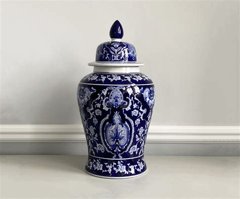 Extra Large Paisley Ginger Jar - Nordic Style London