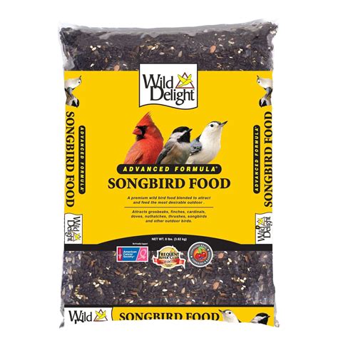 Wild Delight Songbird Songbird Wild Bird Food Sunflower Seeds 8 lb ...
