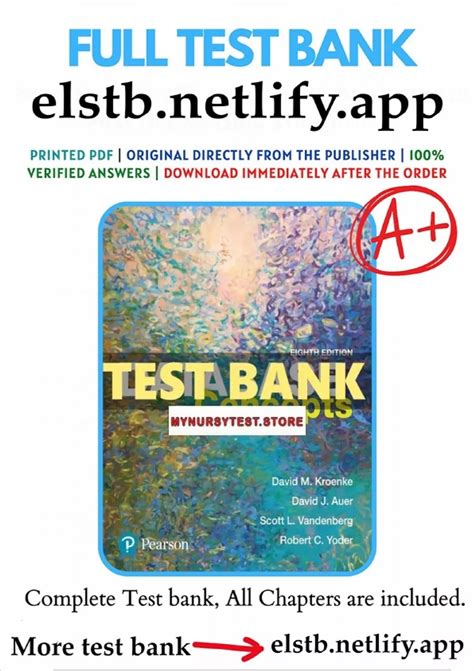 Test Bank for Database Concepts, 10th edition by David M. Kroenke.pdf ...