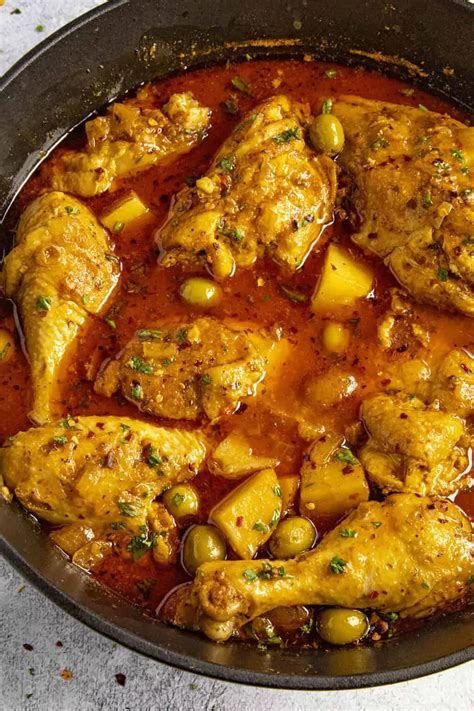 Pollo Guisado Recipe (Chicken Stew) - Chili Pepper Madness | Stew ...