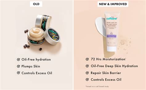 mCaffeine Water Light Gel Oil-free Coffee Moisturizer | Deep Skin ...