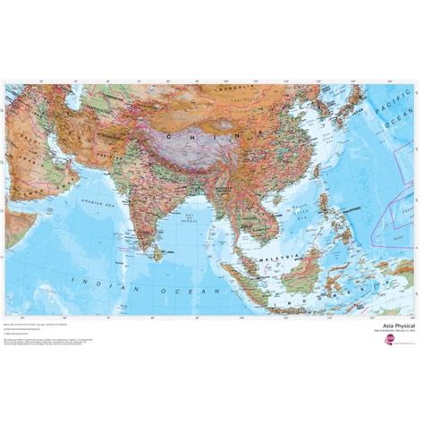Asia Physical Map HD 的图像结果
