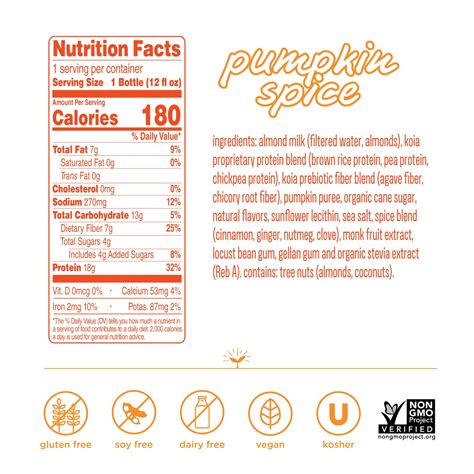 Pumpkin Spice Protein Shakes – Drink Koia Online
