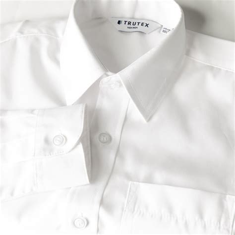 White Long Sleeve School Shirt - Twin pack | School Uniform Outlet