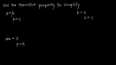 Image result for Transitive Property Proof