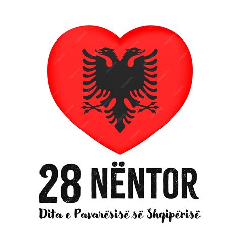 Premium Vector | 28 november albanian independence day