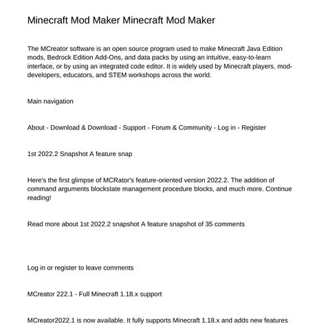 Image result for Minecraft Mod Maker