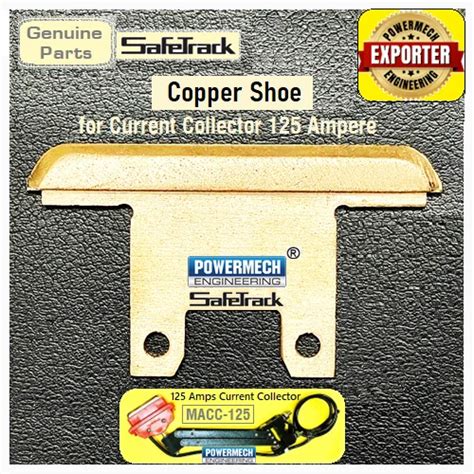 Carbon Brushes - 125 Amps Current Collector Copper Shoe Service ...