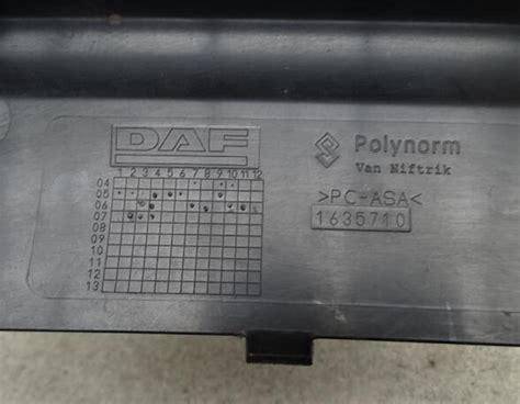 Radiator Grille for DAF XF 105 Gitter Frontmaske DAF 1635710 buy 5