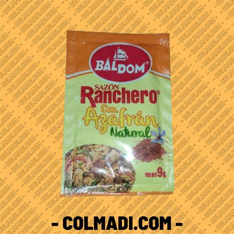 Sazon Ranchero con Azafran Sobre – Baldom – Colmadi