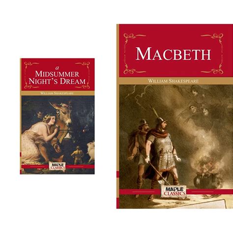 Buy A Midsummer Night's Dream + Macbeth (Set of 2 Books) Book Online at ...