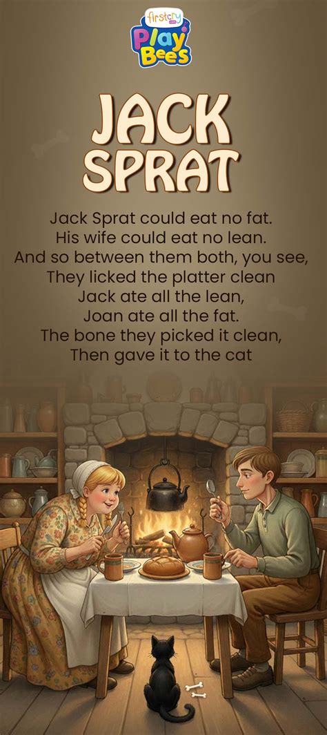 Jack Sprat Lyrics - Nursery Rhyme & Song