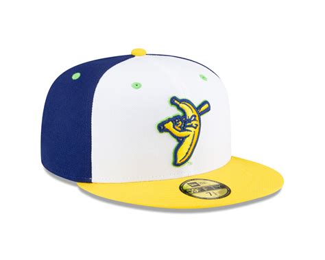 Bananas 5950 Alternate Hat - White/Blue – Banana Ball