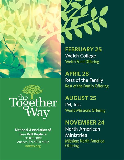 The Together Way – National Association of Free Will Baptists, Inc