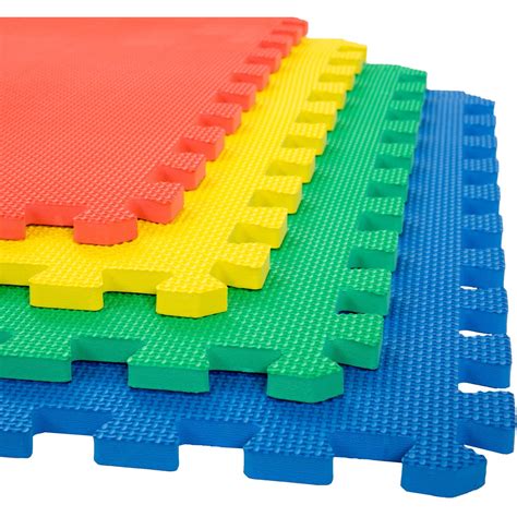 Stalwart Foam Mat Floor Tiles, Interlocking EVA Foam Padding Soft ...