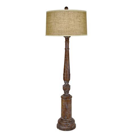 Antique Wooden Floor Lamps