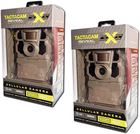Tactacam 2 Pack - Reveal x Gen 2.0 LTE Cellular Trail Camera - 16 ...