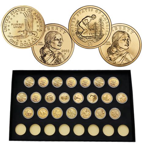 2000-2022 Native American/Sacagawea Dollars Complete Year Set