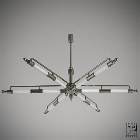 Big pendant light "Metropolis" in Machine Age Design - ZEITLOS – BERLIN
