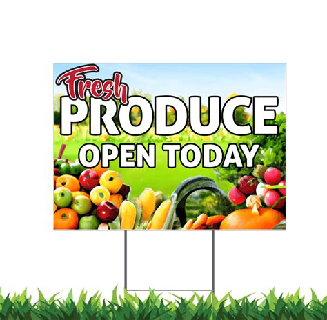 Produce Open Sign 的图像结果