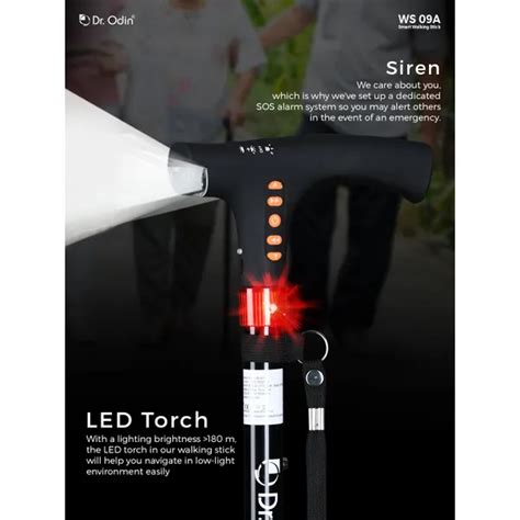 Dr.Odin Smart- Stand Alone Walking Stick-09